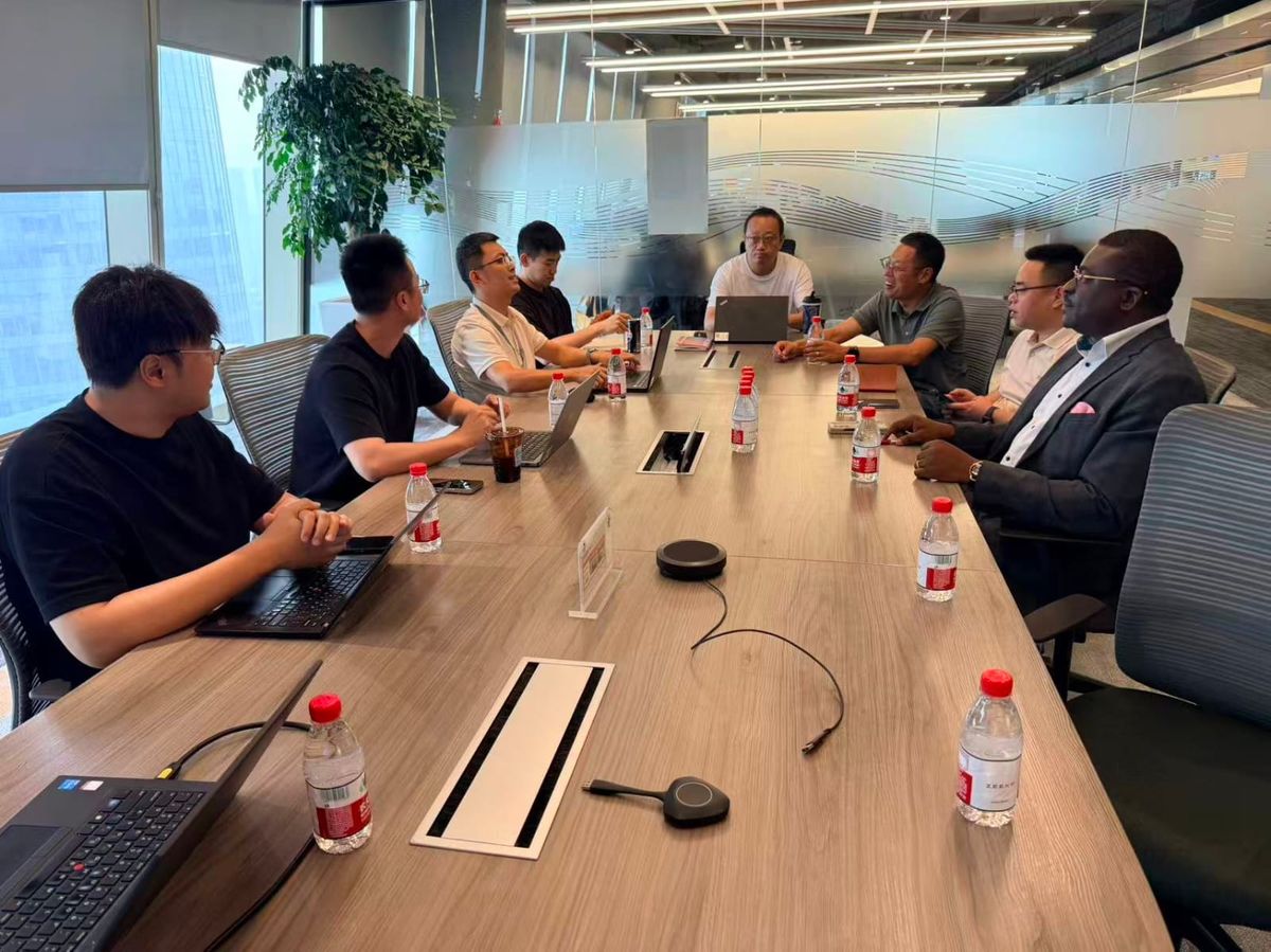 GreenApple leadership team in a partnership meeting with OEM representatives