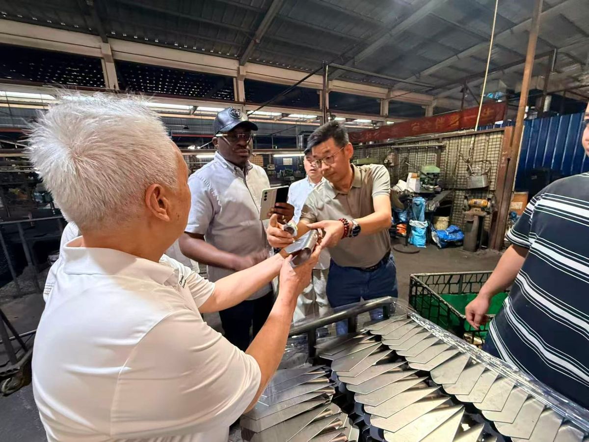 Reviewing vehicle components on the OEM factory floor
